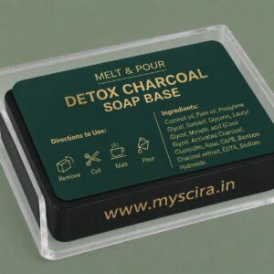 Detox Charcoal Soap Base – Deep Cleansing & Detoxification