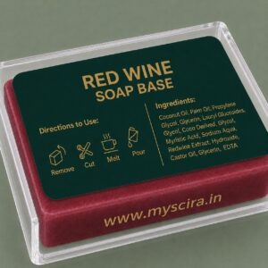Red Wine Soap Base - Revitalizing & Rich in Antioxidants